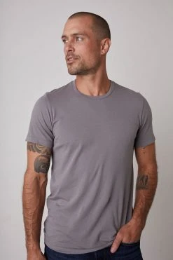 Velvet By Graham & Spencer HOWARD WHISPER CLASSIC CREW NECK TEE Mens