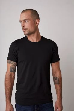 Velvet By Graham & Spencer HOWARD WHISPER CLASSIC CREW NECK TEE