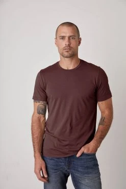 Velvet By Graham & Spencer HOWARD WHISPER CLASSIC CREW NECK TEE Mens
