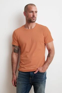 Velvet By Graham & Spencer HOWARD WHISPER CLASSIC CREW NECK TEE Mens
