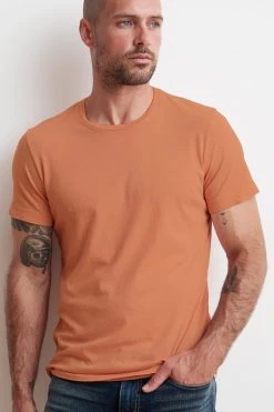 Velvet By Graham & Spencer HOWARD WHISPER CLASSIC CREW NECK TEE Mens