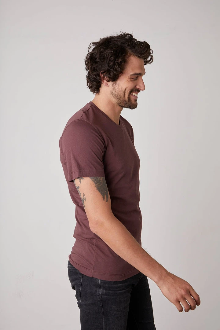 Velvet By Graham & Spencer SAMSEN WHISPER CLASSIC V-NECK TEE Mens 7 Velvet By Graham & Spencer SAMSEN WHISPER CLASSIC V-NECK TEE Mens