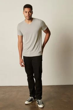 Velvet By Graham & Spencer SAMSEN WHISPER CLASSIC V-NECK TEE Mens 62 Velvet By Graham & Spencer SAMSEN WHISPER CLASSIC V-NECK TEE Mens