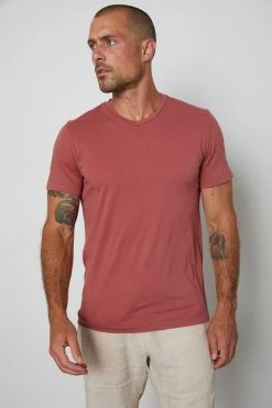 Velvet By Graham & Spencer SAMSEN WHISPER CLASSIC V-NECK TEE