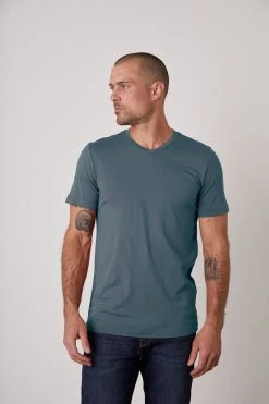 Velvet By Graham & Spencer SAMSEN WHISPER CLASSIC V-NECK TEE