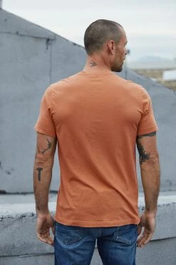 Velvet By Graham & Spencer SAMSEN WHISPER CLASSIC V-NECK TEE Mens