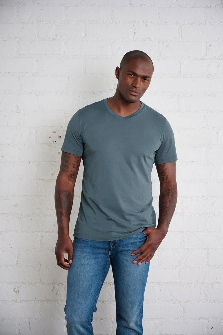 Velvet By Graham & Spencer SAMSEN WHISPER CLASSIC V-NECK TEE Mens 26 Velvet By Graham & Spencer SAMSEN WHISPER CLASSIC V-NECK TEE Mens