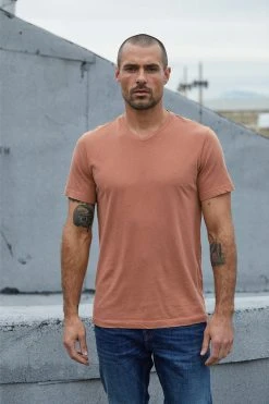 Velvet By Graham & Spencer SAMSEN WHISPER CLASSIC V-NECK TEE