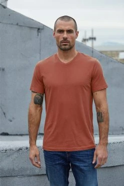 Velvet By Graham & Spencer SAMSEN WHISPER CLASSIC V-NECK TEE