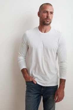 Velvet By Graham & Spencer SKEETER WHISPER CLASSIC CREW NECK TEE