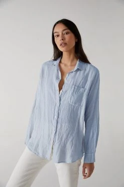 Velvet By Jenny Graham Womens MULHOLLAND SHIRT