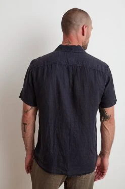 Velvet By Graham & Spencer MACKIE LINEN BUTTON-UP SHIRT