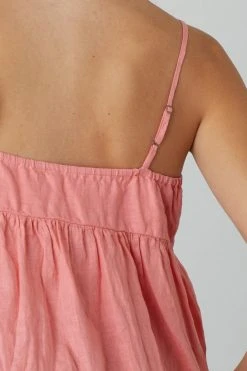 Velvet By Graham & Spencer ALEIGH LINEN TANK TOP Womens