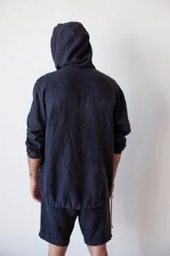 Velvet By Graham & Spencer DEACON LINEN HOODIE