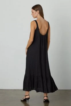 Velvet By Graham & Spencer ELARA LINEN TANK DRESS Womens