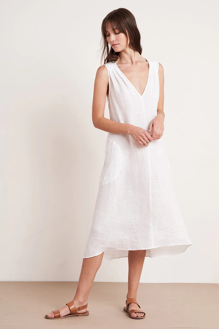 Velvet By Graham & Spencer HARMONY LINEN DRESS 2 Velvet By Graham & Spencer HARMONY LINEN DRESS