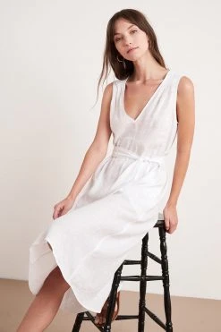 Velvet By Graham & Spencer HARMONY LINEN DRESS