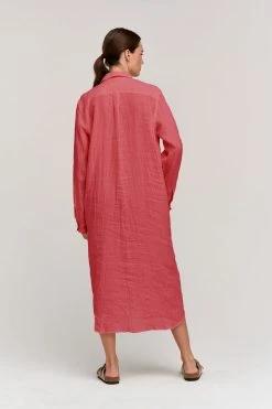 Velvet By Graham & Spencer Womens JORA LINEN BUTTON-UP DRESS 50 Velvet By Graham & Spencer Womens JORA LINEN BUTTON-UP DRESS