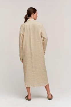 Velvet By Graham & Spencer Womens JORA LINEN BUTTON-UP DRESS 37 Velvet By Graham & Spencer Womens JORA LINEN BUTTON-UP DRESS