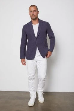 Velvet By Graham & Spencer JOSHUA LINEN BLAZER Mens