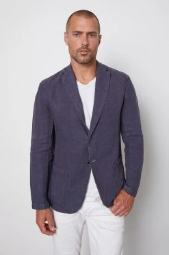 Velvet By Graham & Spencer JOSHUA LINEN BLAZER Mens