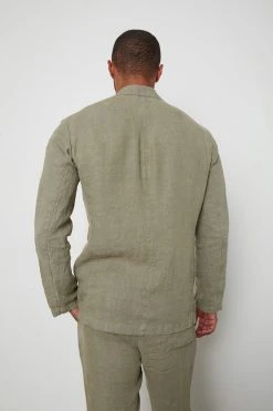 Velvet By Graham & Spencer JOSHUA LINEN BLAZER Mens