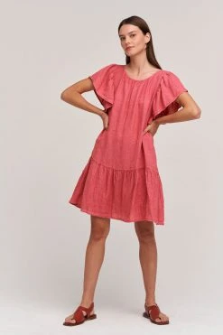 Velvet By Graham & Spencer KASSIDY LINEN DRESS