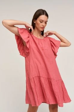 Velvet By Graham & Spencer KASSIDY LINEN DRESS