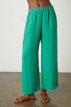 Velvet By Graham & Spencer Womens LOLA LINEN PANT
