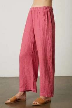 Velvet By Graham & Spencer Womens LOLA LINEN PANT
