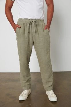 Velvet By Graham & Spencer Mens VANN LINEN PANT