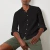 Velvet By Graham & Spencer ELTON COTTON WOVEN BUTTON-UP SHIRT Mens