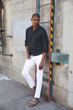 Velvet By Graham & Spencer Mens ELTON COTTON WOVEN BUTTON-UP SHIRT