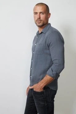 Velvet By Graham & Spencer ELTON BUTTON-UP SHIRT